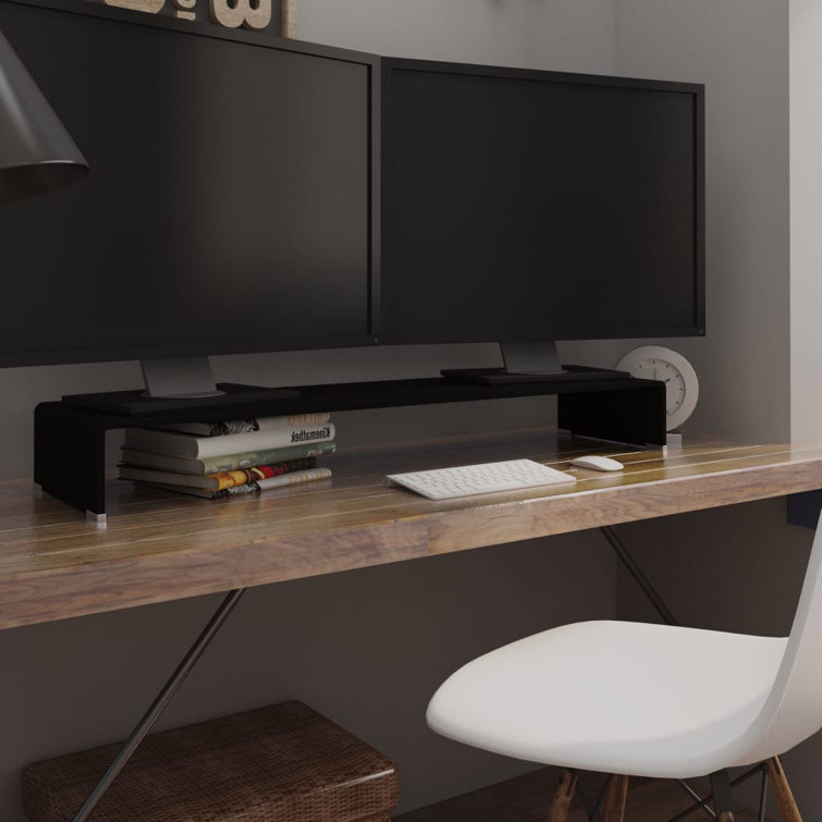 Tv stand with clearance laptop shelf